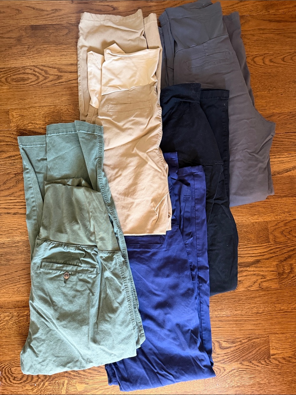 Maternity Women’s Work pants straight leg, Khaki, Navy, Black, Gray